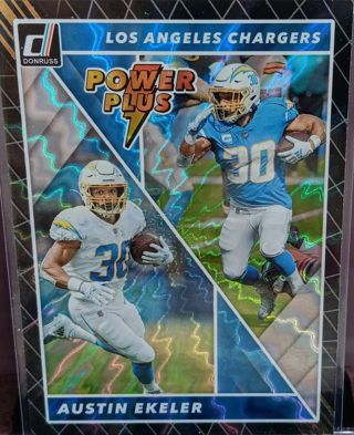 2022 DONRUSS AUSTIN EKELER POWER PLUS # PP-12 LOS ANGELES CHARGERS