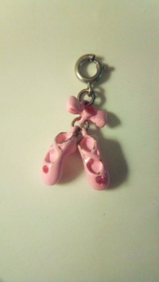 Ballerina slippers ,charm