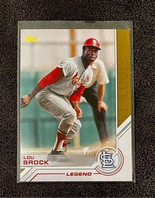 Lou Brock insert