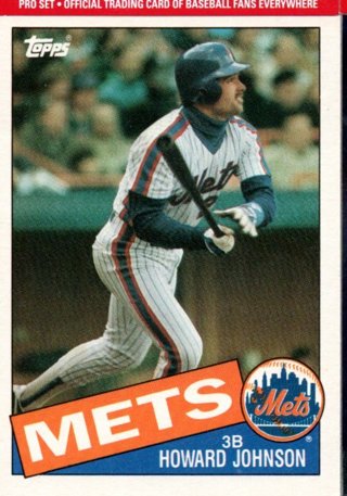 1985 Topps Traded Howard Johnson #64T