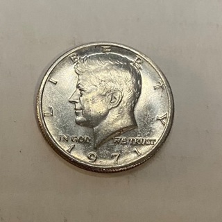 1971 Half Dollar 50c Coin!