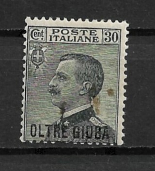 1925 Ultre giuba Sc17 30c Victor Emmanuel III Mint