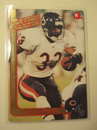1991 Action Packed Football Card #60: Darren Lewis - RC