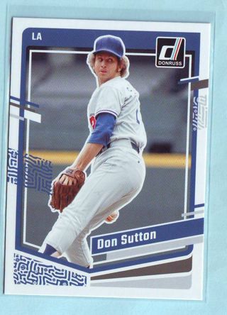 2023 Donruss Don Sutton Baseball Card # 156 Dodgers