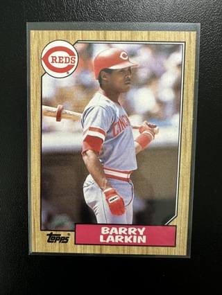 Barry Larkin 1987 Topps #648 HOF RC Rookie Baseball Card