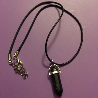 Stocking Stuffer New Onyx Necklace Read description before bidding 