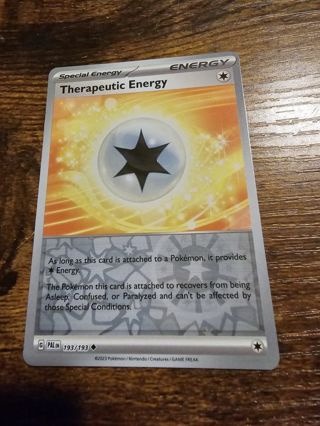 Pokemon Therapeutic Energy reverse holo card 193/193