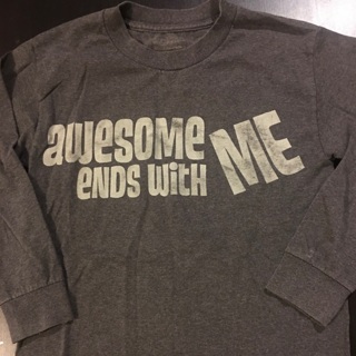 Awesome Ends With Me Longsleeve Boys 10/12