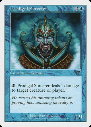 2001 Magic: The Gathering - Core Set: 7th Edition Prodigal Sorcerer 