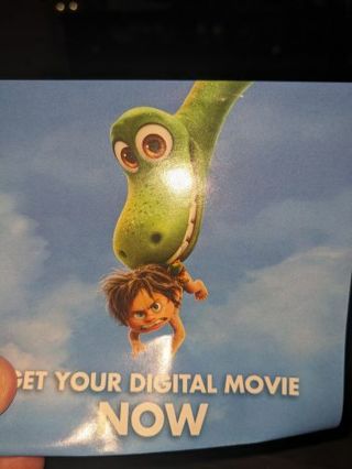 Disney's Good dinosaur HD digital code