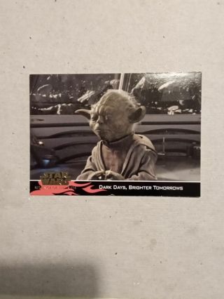 Star Wars Yoda Trading Card