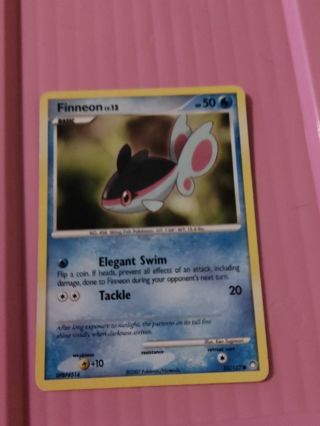 Finneon Pokemon Card