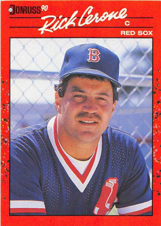 Rick Cerone 1990 Donruss Boston Red Sox