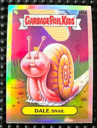 2021 Garbage Pail Kids Chrome Series 4 Refractor Dale Snail #145a