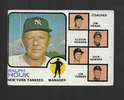 1973 TOPPS RALPH HOUK #116