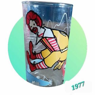 1977 Ronald McDonald Pepsi glass