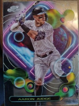 2023 TOPPS CHROME SUPERSTAR AARON JUDGE NEW YORK YANKEES AWESOME BASEBALL CARD# 62