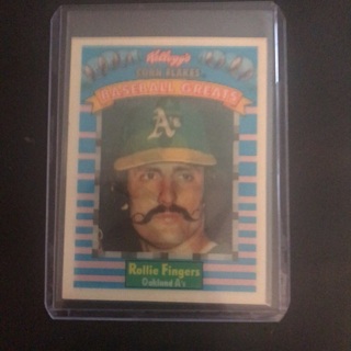 1991 Kellogg’s Rollie Fingers #1