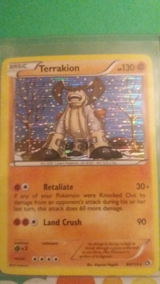 foil terrakion card free shipping