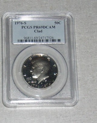 1976-S PCGS PR69 Bicentennial Kennedy Half Dollar