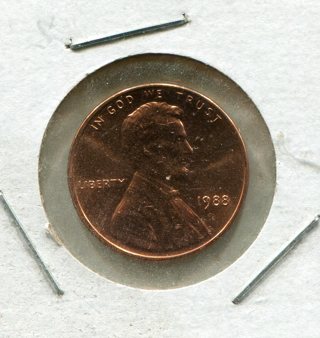 1988 P Lincoln Cent-From Mint Set-B.U.