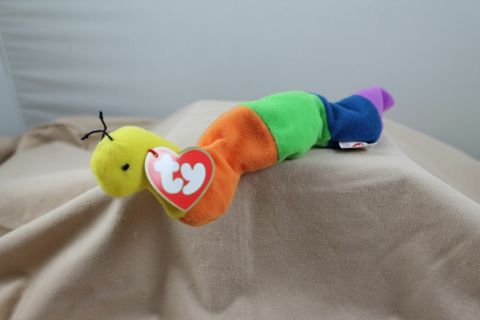 NEW WITH TY TAG INCH THE WORM BEANIE BABY