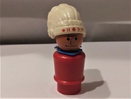 Vintage Fisher Price Little People Indian Chief 