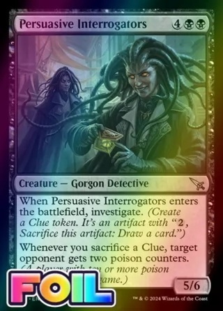 Persuasive Interrogators MKM MTG 98 FOIL UNCOMMON M/NM