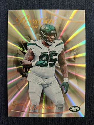 2023 Panini Prestige Xtra Points Sunburst Quinnen Williams