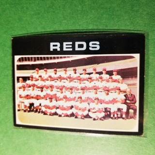 1971 Topps Vintage Baseball Card # 357 - REDS TEAM - REDS - EXMT/NRMT