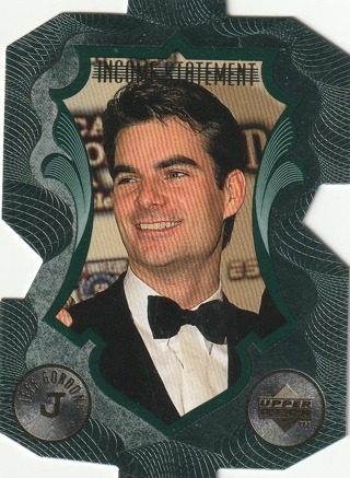 Jeff Gordon Die Cut SP 1999 Upper Deck NASCAR Racing Income Statement #IS1