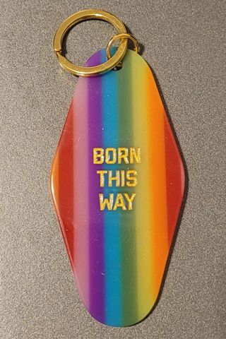 Born this way key chain! LGTBQIA