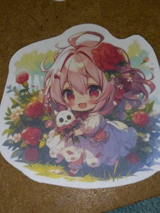 So Cute new one vinyl lap top sticker no refunds regular mail only very nice quality