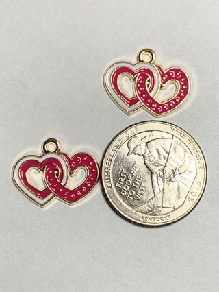 ♥♥VALENTINE’S DAY CHARMS~#10~SET 3~SET OF 2 CHARMS~FREE SHIPPING ♥♥