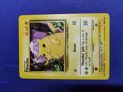 Pokemon Base Set Pikachu 58/102 #7