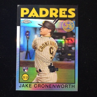 Jake Cronenworth Rookie Refractor Padres