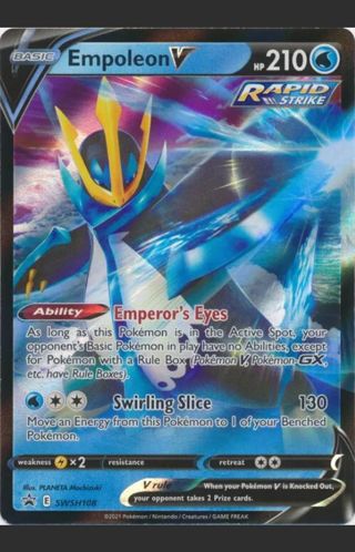 NM Ultra Rare Empoleon V Pokemon card TCG SWSH