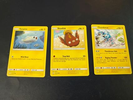 Pokemon Unified Minds Electric Cards