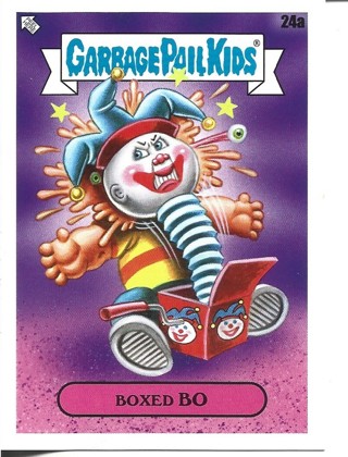 Brand New 2024 Topps Garbage Pail Kids Toy Boxed Bo Sticker From the Kids At Play Set