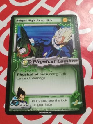 Dragon Ball Z Game Card