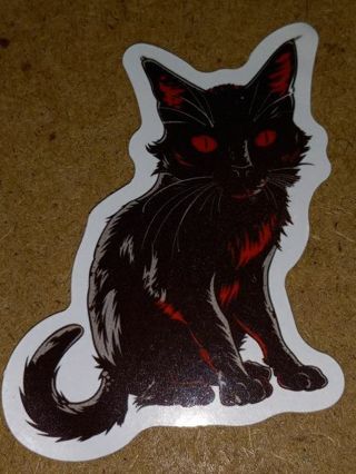 Cat Cute nice 1⃣ vinyl sticker no refunds regular mail only Very nice quality!