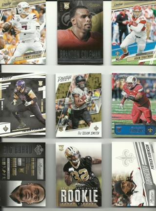 Fun Pack Football Cards: 9 New Orleans Football Cards 2020 and Older 