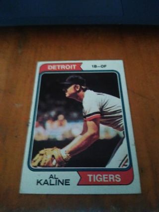 1974 Topps #215 Al Kaline HOF: Tigers