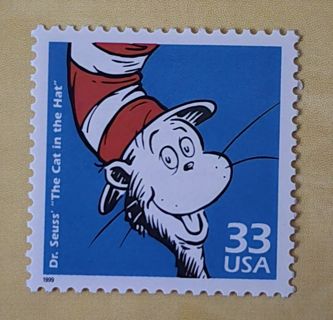 One Mint .33 Dr. Seuss US Postage Stamp.