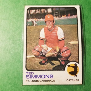 1973 - TOPPS BASEBALL CARD NO. 85 - TED SIMMONS - CARDINALS