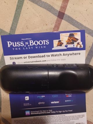 Digital code for Puss and Boots the last wish