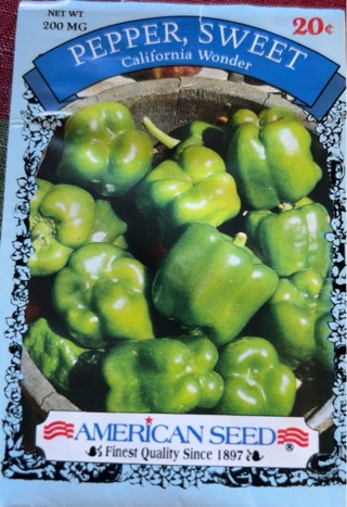 American Seed Green Pepper Seeds