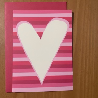 Heart Note Card (D)