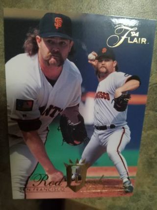 1994 FLAIR ROD BECK SAN FRANCISCO GIANTS BASEBALL CARD# 442