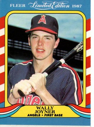 1987 Fleer Wally Joyner Rookie #23